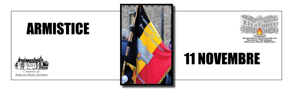Commune de Ham-sur-Heure-Nalinnes | Commémorations de l'Armistice du 11 novembre 1918