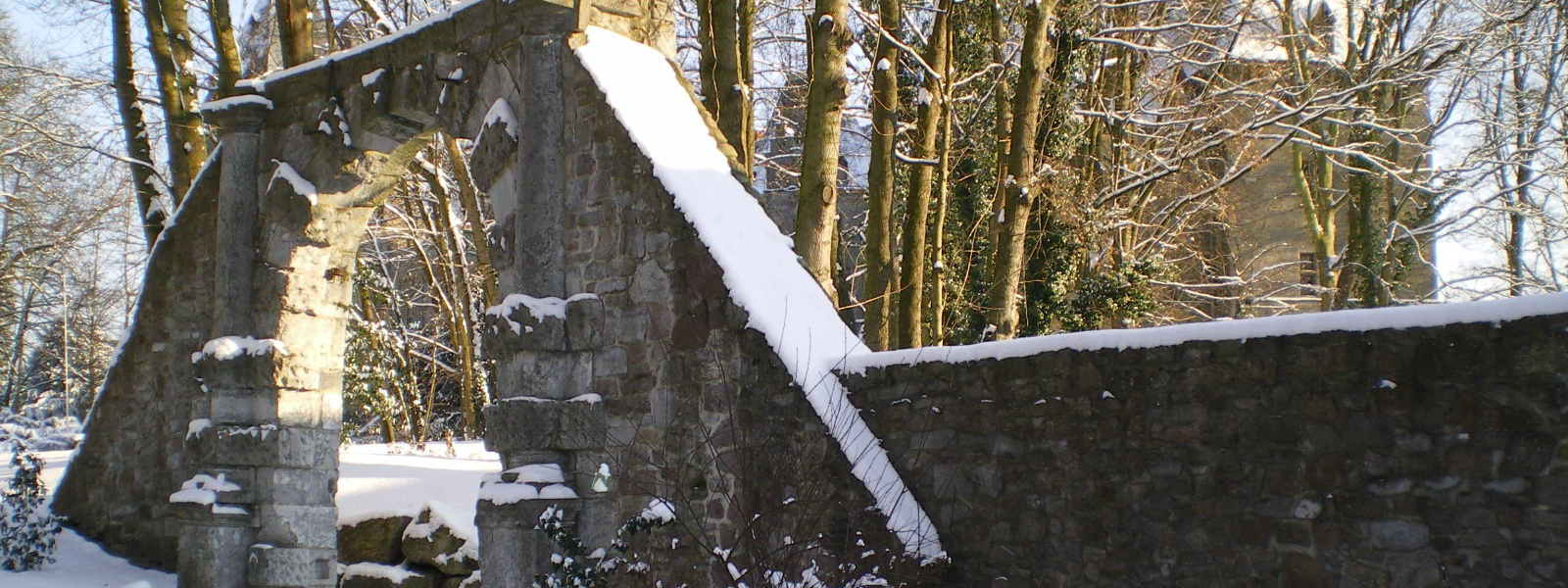 Commune de Ham-sur-Heure-Nalinnes | Chateau Ham-sur-Heure hiver 1